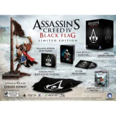 Saindo por R$ 199: Assassin's Creed 4: Black Flag Collector Edition com Estátua de 45 cm - PS3 - R$ 199,90 | Pelando