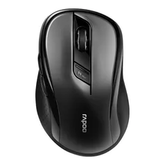 Mouse Bluetooth Rapoo RA013 M500 Silent 2,4 GHz 1600 dpi c/ Pilha 6 Botões - Preto