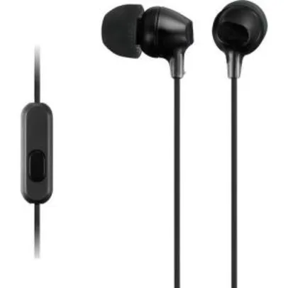 Fone De Ouvido Confort Com Microfone Para Chamadas Preto - R$0,95