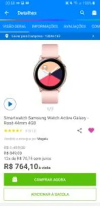 Galaxy Watch Active Rose