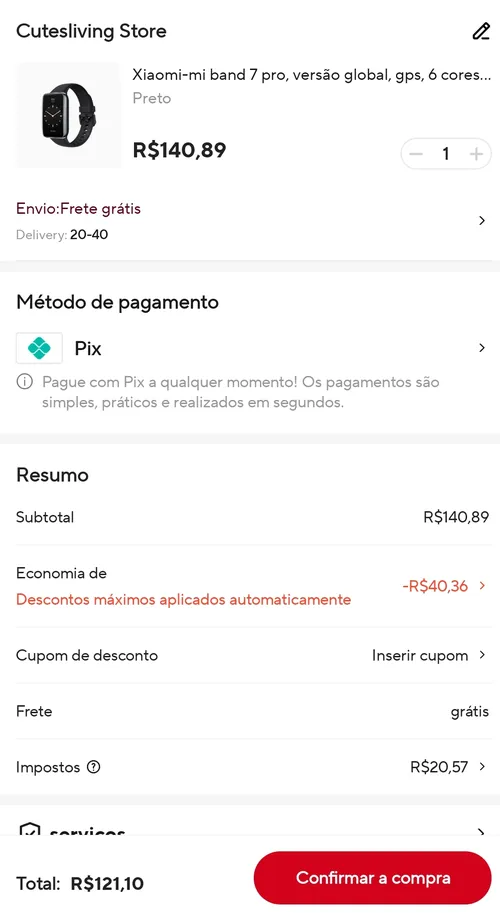 Imagen na descrição da promoção