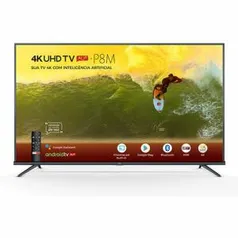 Smart TV LED 50'' 50P8M 4K UHD HDR com Android e Comando de Voz- TCL | R$ 1.671