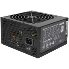 Fonte Cooler Master Masterwatt Lite 600W, 80 Plus White, PFC Ativo, MPX-6001-ACAAW-WO