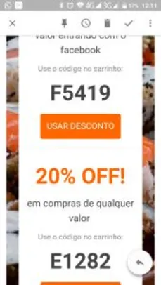 Compras pelo Peixe Urbano 25% de desconto