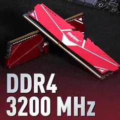 KingSpec DDR4 RAM com dissipador de calor para PC, 16 Gb 3200 mhz