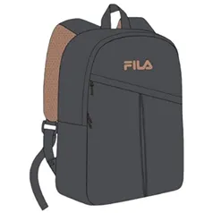 Mochila Fila Diagonal, Unissex - Cinza/Bronze