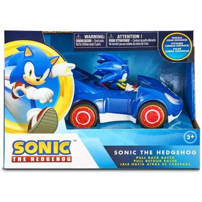 carro de brinquedo - Sonic o Ouriço All Stars Racing - Sonic