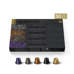 (R$84 com AME) Nespresso 50 Cápsulas de café Variado