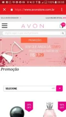 Promoção da Avon, 30%, 50%, 60% OFF