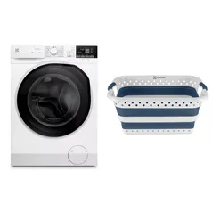 Lava e Seca Frontal Perfect Care 11kg/7kg (LSP11) - 220v + Cesto Dobrável para Roupas Electrolux