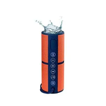 Caixa de Som Bluetooth Resistente à Água, Pulse - SP246, Laranja - R$179