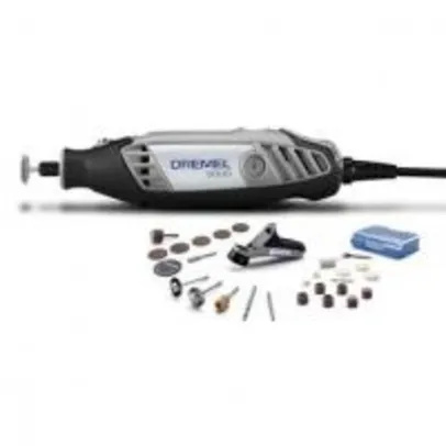 Micro Retífica 130W Dremel 3000 com 30 Acessórios por R$ 180