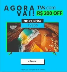 R$200 off em TV na Submarino