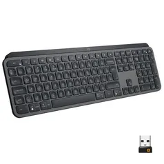 Teclado Sem Fio Logitech MX Keys, Bluetooth, Tecnologia Flow, US,