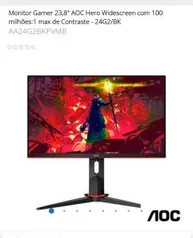 Monitor gamer Aoc Hero 24