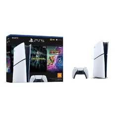 Console PlayStation 5 Slim, SSD 1TB, Edição Digital, Branco + 2 Jogos - 1000038914