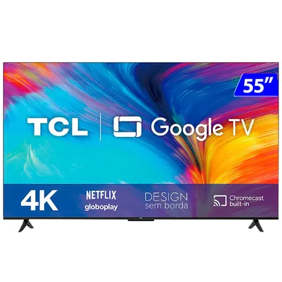 Foto do produto Smart Tv Tcl 55 Led 4K Uhd Google Tv 55P635