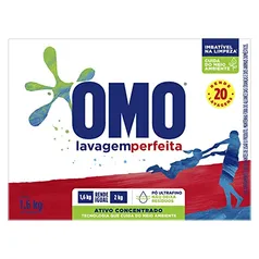 [Rec+10Unid] Sabão em Pó Omo Lavagem Perfeita 1.6kg