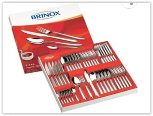 Faqueiro Brinox 5109/120 c/ 42 Peças | R$ 70