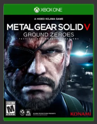 [Walmart] Jogo Xbox One Metal Gear Solid V: Ground Zeroes - Xbox One R$ 39,00
