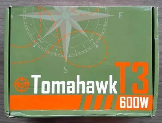 FONTE TGT TOMAHAWK T3, 600W, 