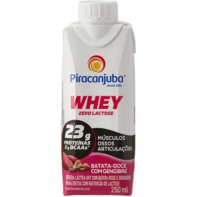 Piracanjuba Whey Sabor Batata Doce Com Gengibre 250ml