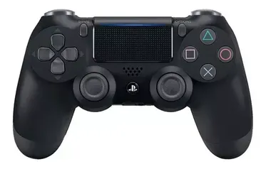 Controle joystick sem fio Sony PlayStation Dualshock 4 jet black