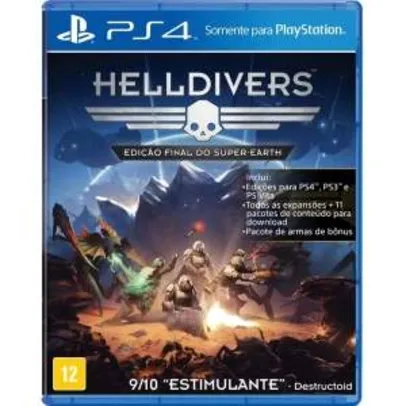 [Ponto Frio ] Jogo Helldivers: Edição Final do Super Earth - PS4 por R$40