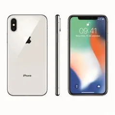 iPhone X Apple com 64GB, Tela Retina HD de 5,8”, Dupla Câmera Traseira - R$5277,36