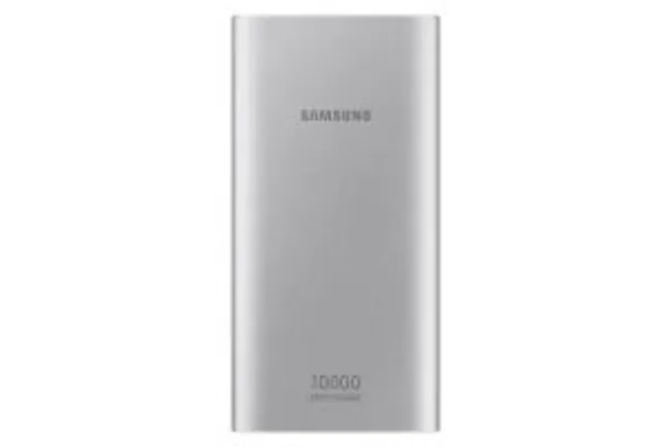 Samsung Bateria Externa carga rápida 10.000mAh USB Tipo C (Prata e Rosé) | R$ 67