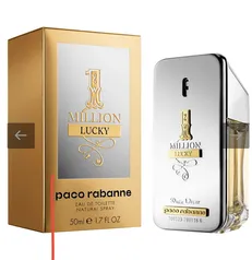 1 Million Lucky Paco Rabanne - Perfume Masculino - Eau de Toilette - 50ml | R$ 229