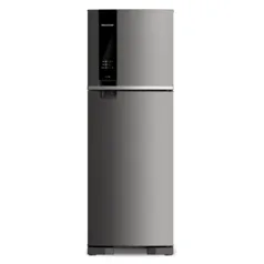 Geladeira Brastemp Frost Free Duplex 375 litros cor Inox com Espaço Adapt - BRM45JK • 110V e 220V