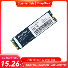 [NOVOS USUÁRIOS] SSD M.2  Sata3 Xraydisk 256GB