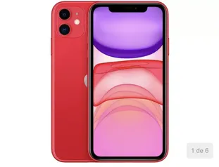 iPhone 11 Apple 64GB (PRODUCT)RED 6,1” 12MP iOS