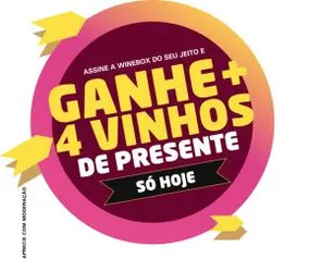 Assine o Clube Wine e ganhe 4 vinhos em 2021