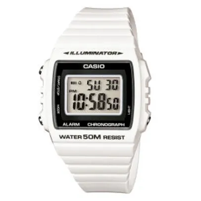 Relógio Casio Masculino Branco Digital W-215H-7AVDF | R$140
