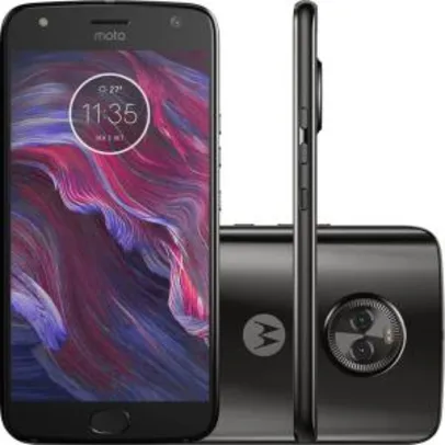 Smartphone Motorola Moto X4 Dual Cam Android 7.0 Tela 5.2" Octa-Core 32GB Wi Fi 4G Câmera 12MP - Preto Por R$ 999,99
