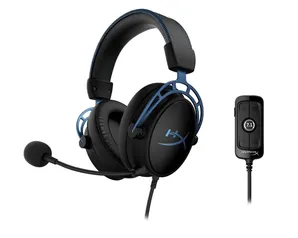 Headset Gamer HyperX Cloud Alpha S Azul, Som Surround 7.1. Drivers 50m