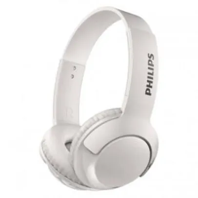 Fone de Ouvido Philips SHB3075WT/00 com Bass+ Microfone e Tecnologia Bluetooth - Branco - R$122