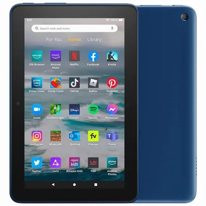 Product photo Tablet Amazon Fire 7 2Gb De Ram / 16GB / Tela 7 - Denim Azul