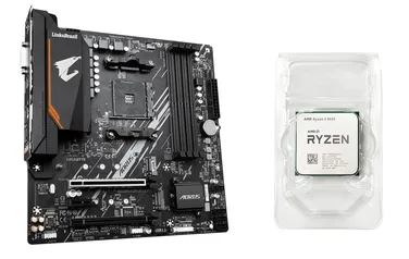 Kit Amd Ryzen 5 5600 + Gigabyte B550M Aorus Elite