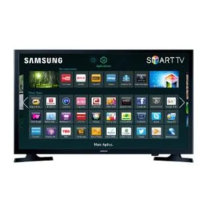 Smart TV LED 32 Polegadas Samsung HD USB HDMI WIFI - UN32J4300AGXZD - R$ 854