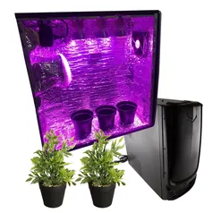 Micro Estufa Para Cultivo Indoor Pc Grow Filtro De Ar Carvão