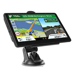 Sistema de navegação automotivo com touchscreen gps - Display 7 8GB de memória