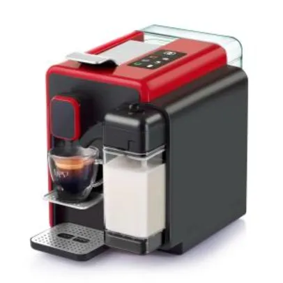 Máquina de Café Expresso TRES Barista Multipressão - Vermelha - R$539