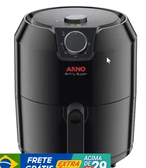 Fritadeira Elétrica Sem Óleo Air Fryer Arno Super BFRY 4,2 L 110V Preta