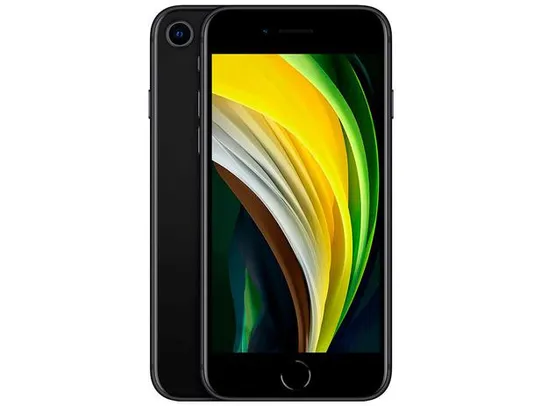 iPhone SE Apple 128GB Preto, Tela 4,7” | R$2754