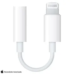 Adaptador Lightning para Fone de Ouvido de iPhone e iPad Branco - Apple | R$69