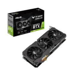 Placa de Vídeo Asus TUF Geforce, RTX 3080 OC, LHR, 10GB, V2 GDDR6X, DLSS, Ray Tracing, TUF-RTX3080-O