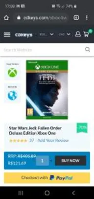 Star Wars Jedi: Fallen Order Deluxe Edition Xbox One R$122
